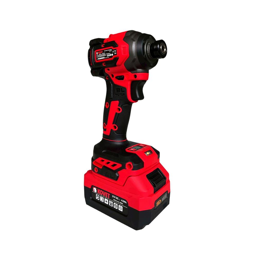 ไขควงกระแทกไร้สาย (พร้อมแบตเตอรี่) KOVET KD7811 21 โวลต์
