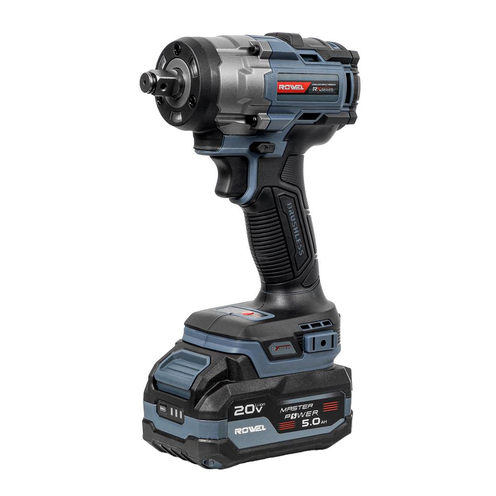 บล็อกกระแทกไร้สาย (พร้อมแบตเตอรี่) ROWEL DIW600RX-S 20 โวลต์