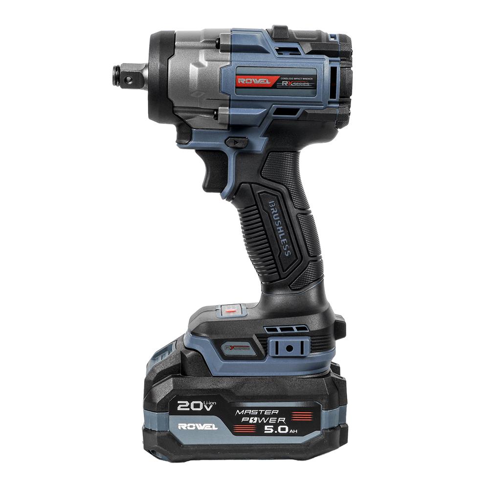 บล็อกกระแทกไร้สาย (พร้อมแบตเตอรี่) ROWEL DIW600RX-S 20 โวลต์