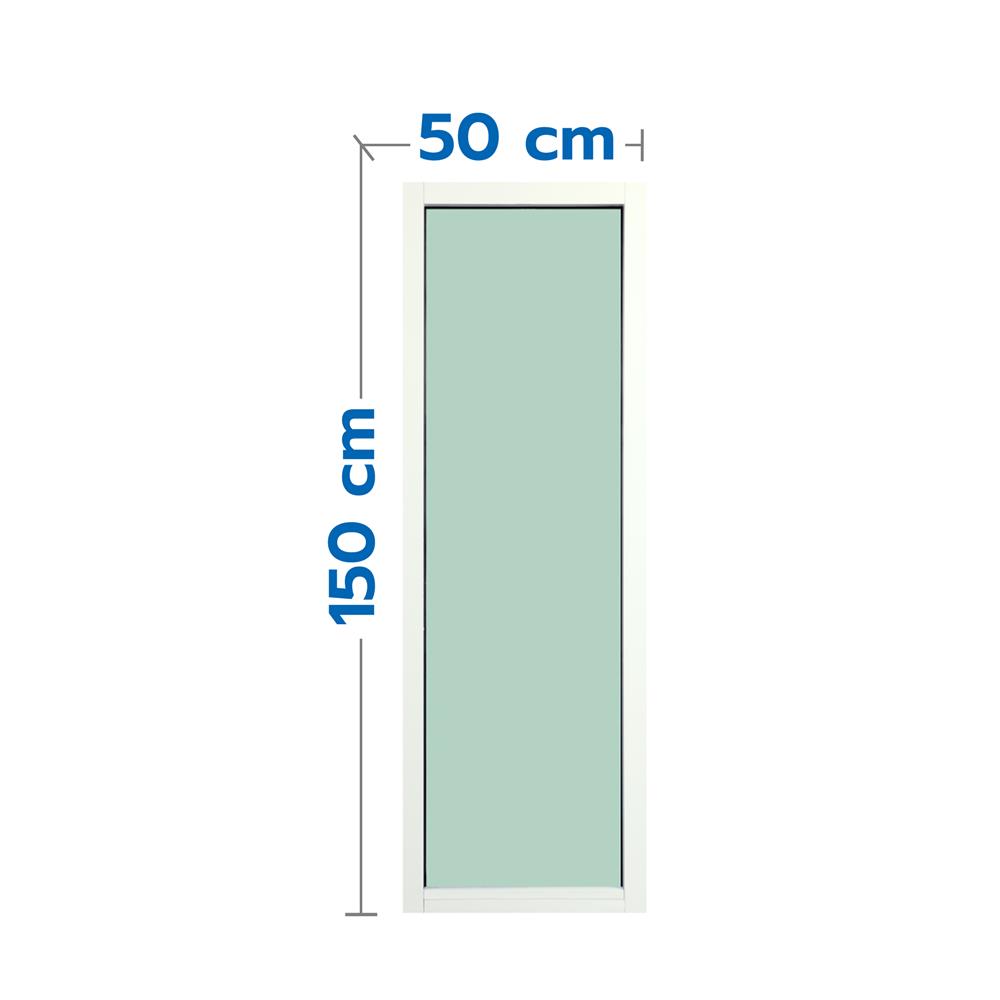ช่องแสงหน้าต่างอะลูมิเนียม KPA 50x150 ซม. สีขาว