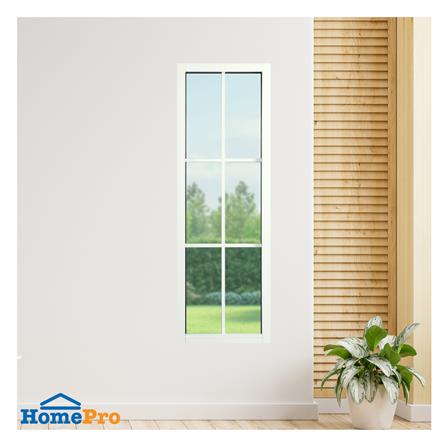 ช่องแสงหน้าต่างอะลูมิเนียม 6 ฟัก KPA 50x150 ซม. สีขาว_1
