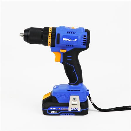 สว่านกระแทกไร้สาย (พร้อมแบตเตอรี่) PUMA PM-250BL 20 โวลต์_1