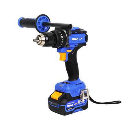 สว่านกระแทกไร้สาย (พร้อมแบตเตอรี่) PUMA PM-2100BL 20 โวลต์_0