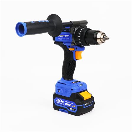 สว่านกระแทกไร้สาย (พร้อมแบตเตอรี่) PUMA PM-2100BL 20 โวลต์_2