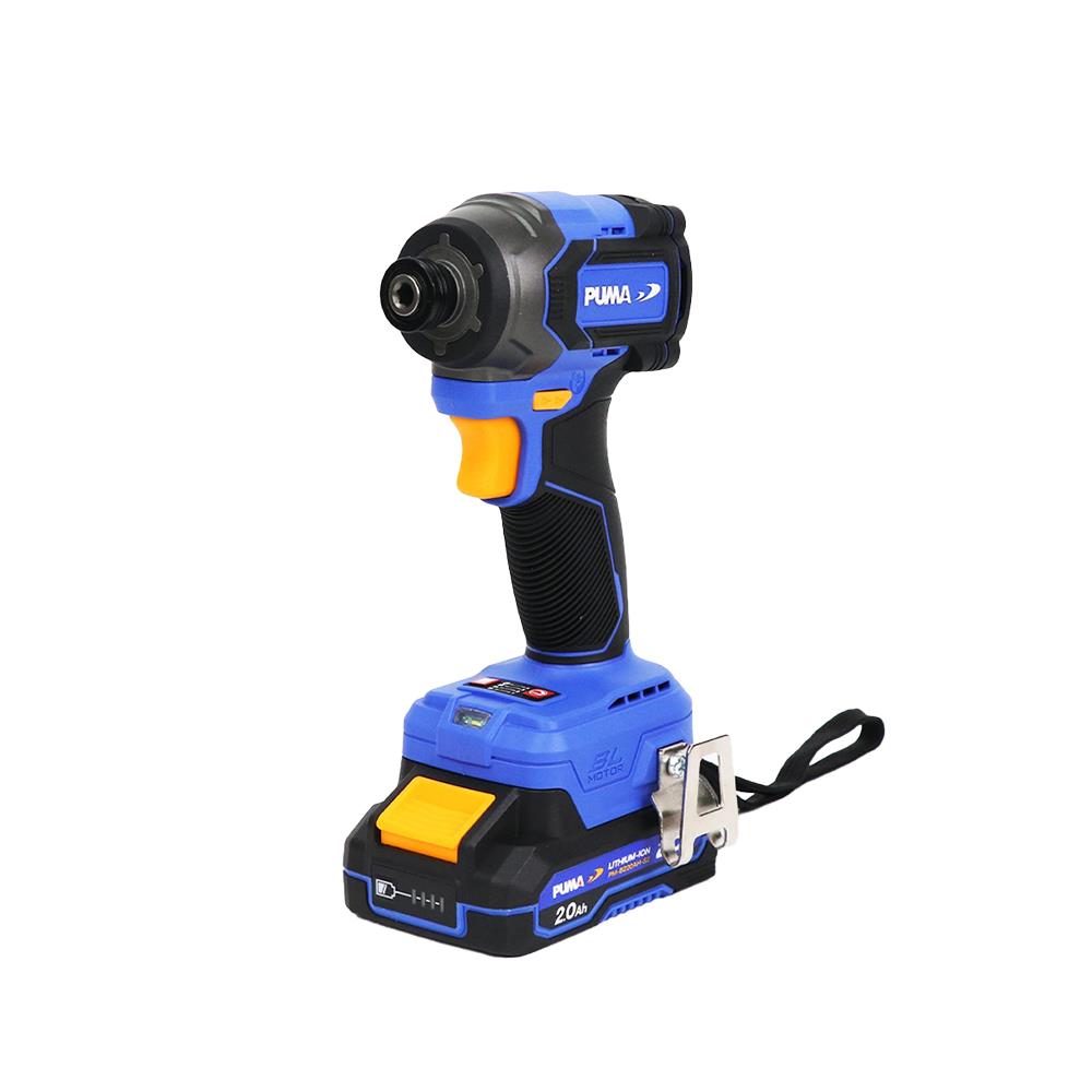 ไขควงกระแทกไร้สาย (พร้อมแบตเตอรี่) PUMA PM-2230BL 20 โวลต์