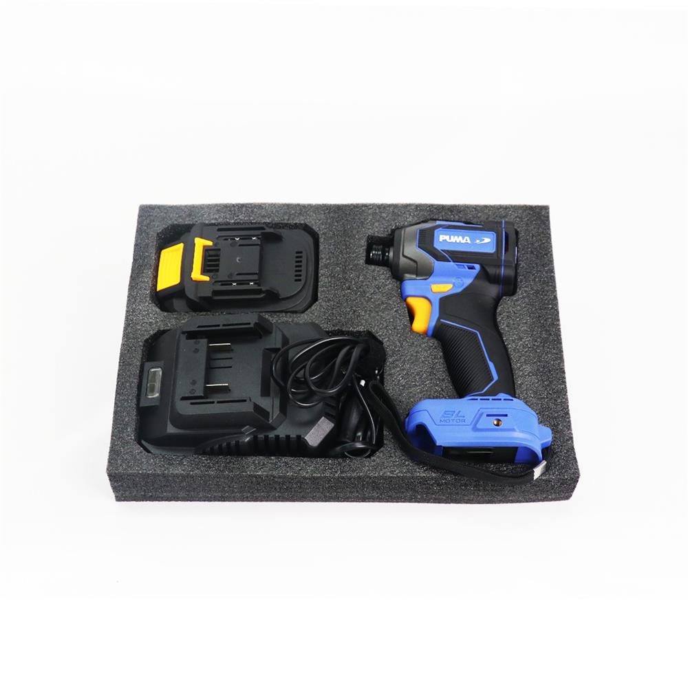 ไขควงกระแทกไร้สาย (พร้อมแบตเตอรี่) PUMA PM-2230BL 20 โวลต์