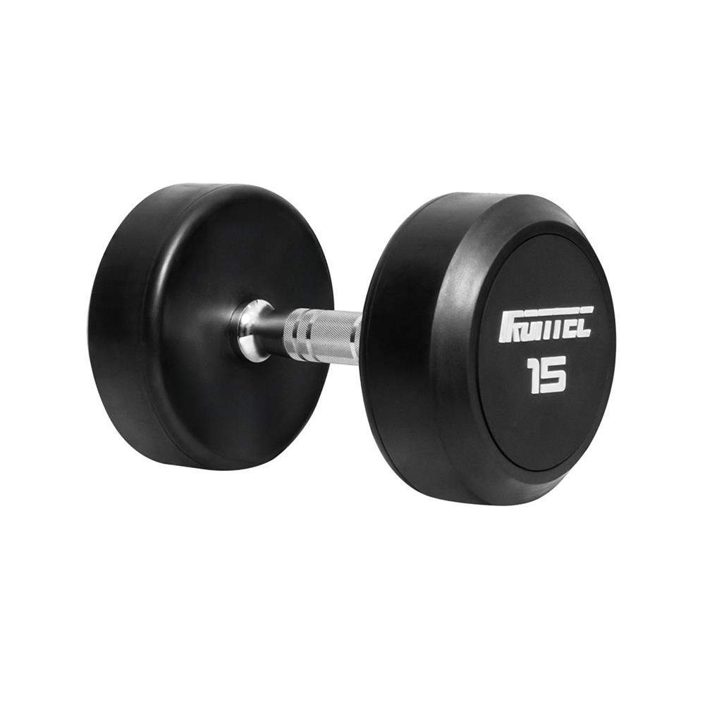 ดัมเบลทรงกลมหุ้มยาง IRONTEC 15 กก. (2 ชิ้น)