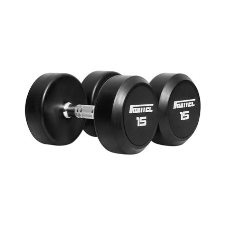 ดัมเบลทรงกลมหุ้มยาง IRONTEC 15 กก. (2 ชิ้น)_0