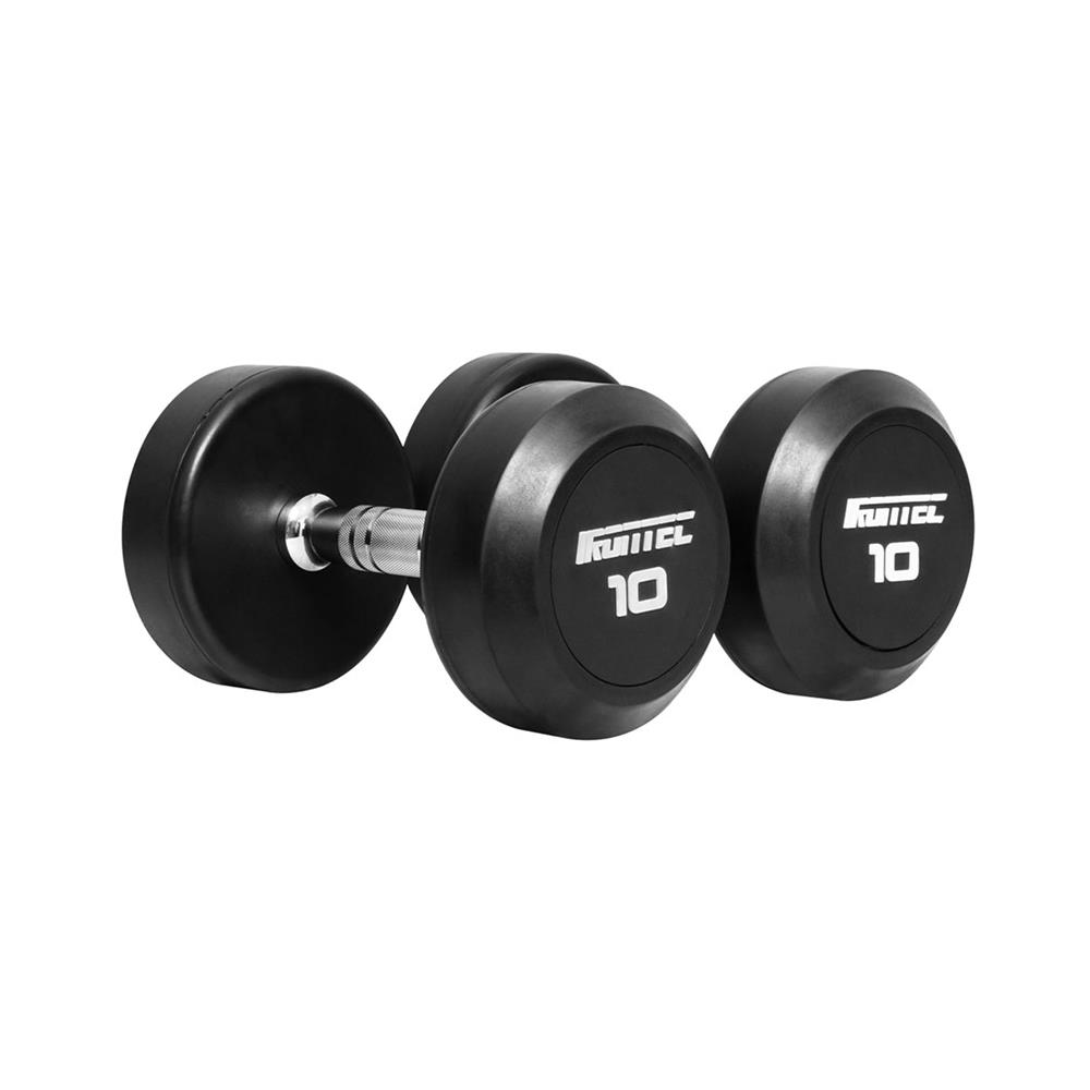 ดัมเบลทรงกลมหุ้มยาง IRONTEC 10 กก. (2 ชิ้น)