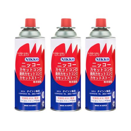 แก๊สกระป๋อง NIKKO NK-G-RVR250P3 (แพ็ก 3 กระป๋อง)_0