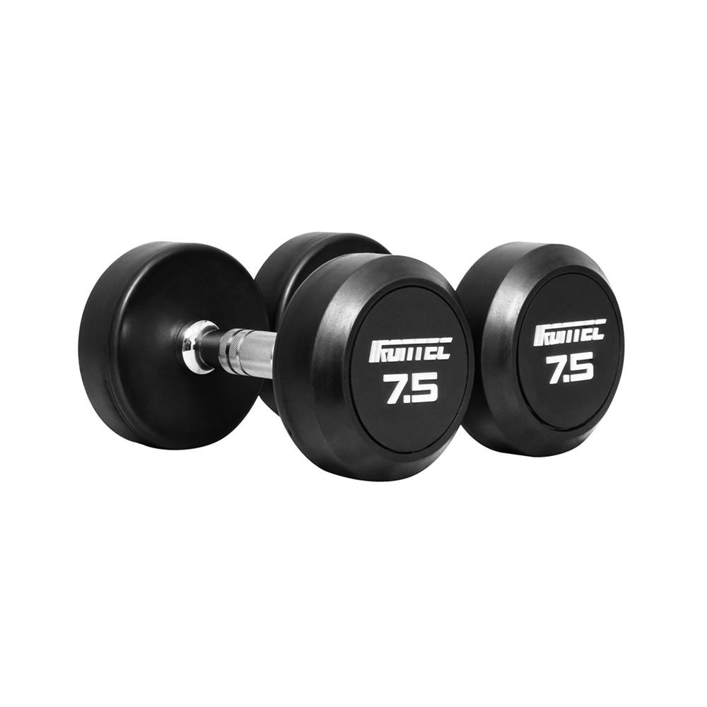 ดัมเบลทรงกลมหุ้มยาง IRONTEC 7.5 กก. (2 ชิ้น)