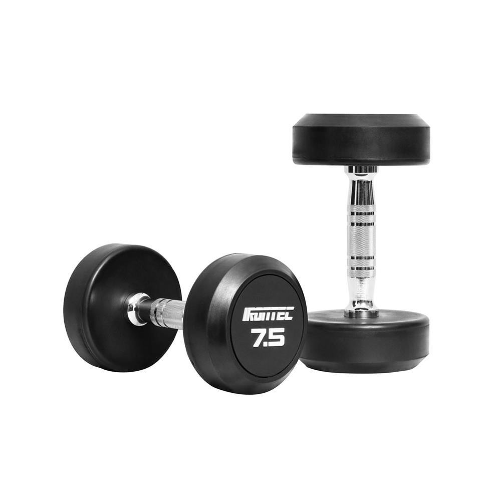 ดัมเบลทรงกลมหุ้มยาง IRONTEC 7.5 กก. (2 ชิ้น)