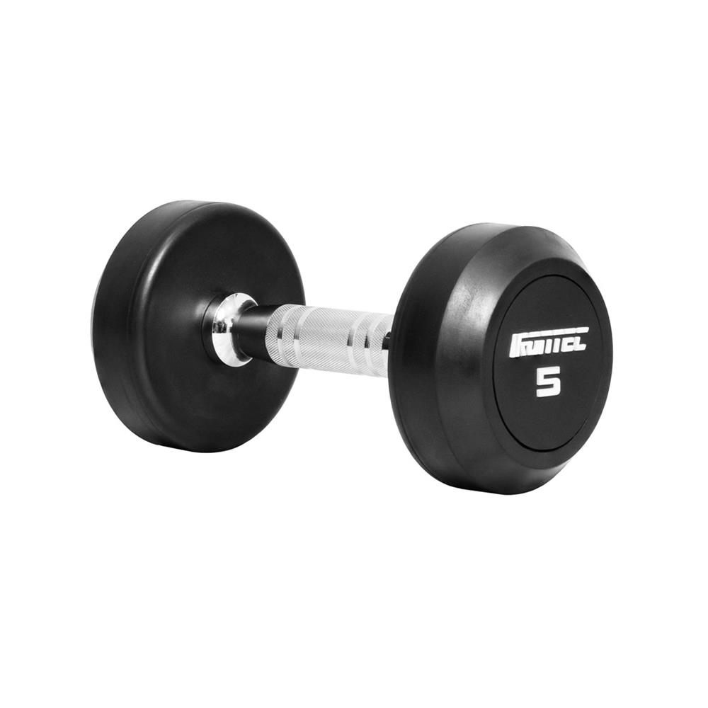 ดัมเบลทรงกลมหุ้มยาง IRONTEC 5 กก. (2 ชิ้น)