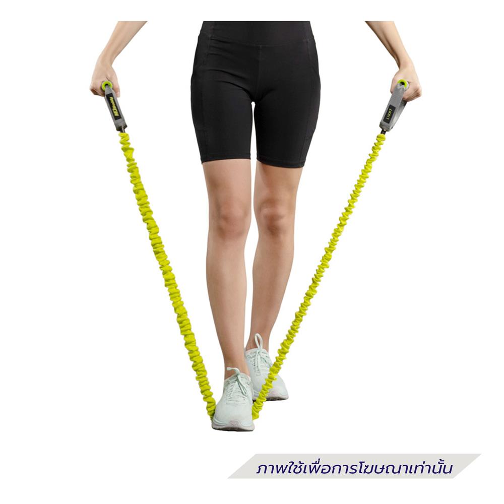 ยางยืดออกกำลังกายพร้อมมือจับ MDBUDDY LEVEL HIGH สีเขียว