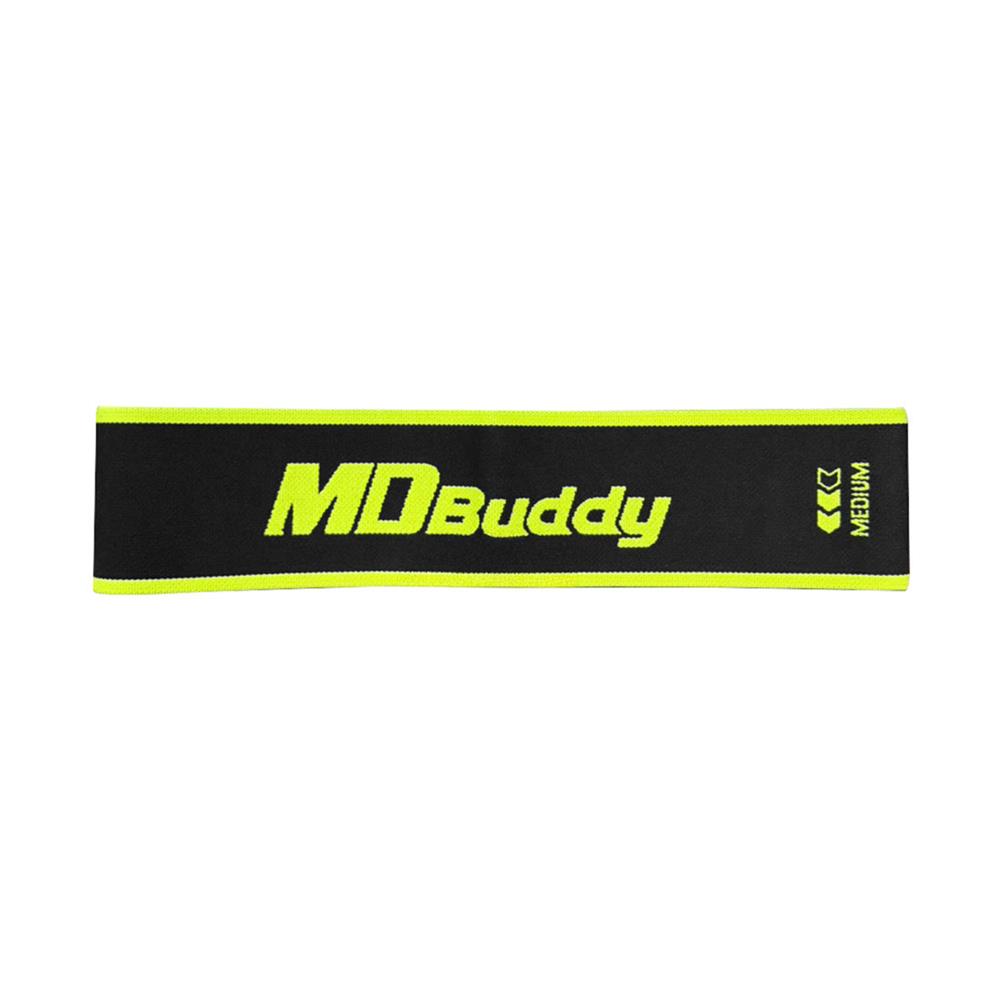 ยางยืดออกกำลังกาย MDBUDDY MEDIUM LEVEL สีดำ