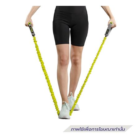 ยางยืดออกกำลังกายพร้อมมือจับ MDBUDDY LEVEL MEDIUM สีเขียว_3