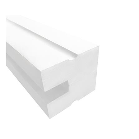 วงกบประตูไม้เนื้อแข็ง N999 80x200 ซม. สีขาว_2