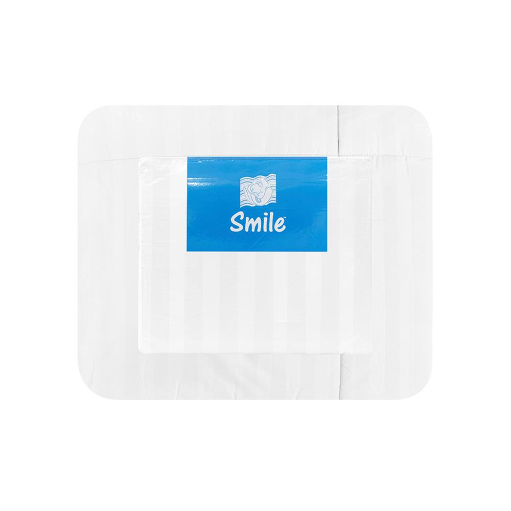 ชุดผ้าปูที่นอน 6 ฟุต (ชุด 6 ชิ้น) PICASSO SMILE สี WHITE