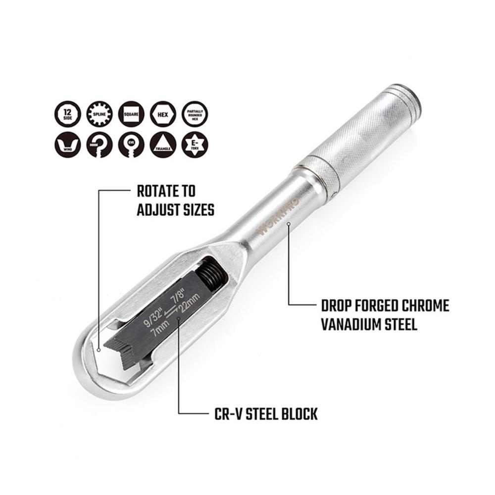 ประแจเลื่อน WORKPRO WP272015 8 นิ้ว