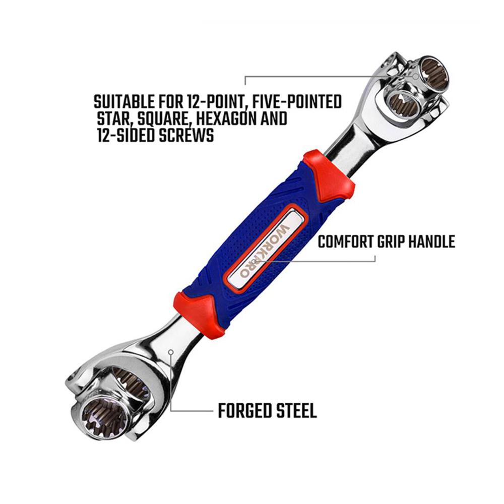 ประแจวงล้อซ็อกเก็ต 8 IN 1 WORKPRO WP272018