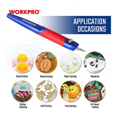 ชุดมีดสั้นเปลี่ยนหัว 14 แบบ WORKPRO WP219005_2