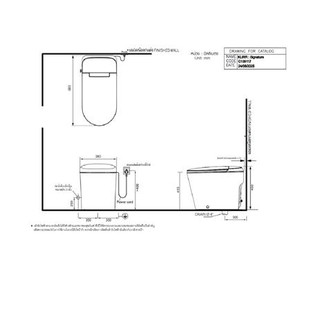 สุขภัณฑ์ 1 ชิ้น COTTO KLIRR C109117 3.8 ลิตร สีขาว_6