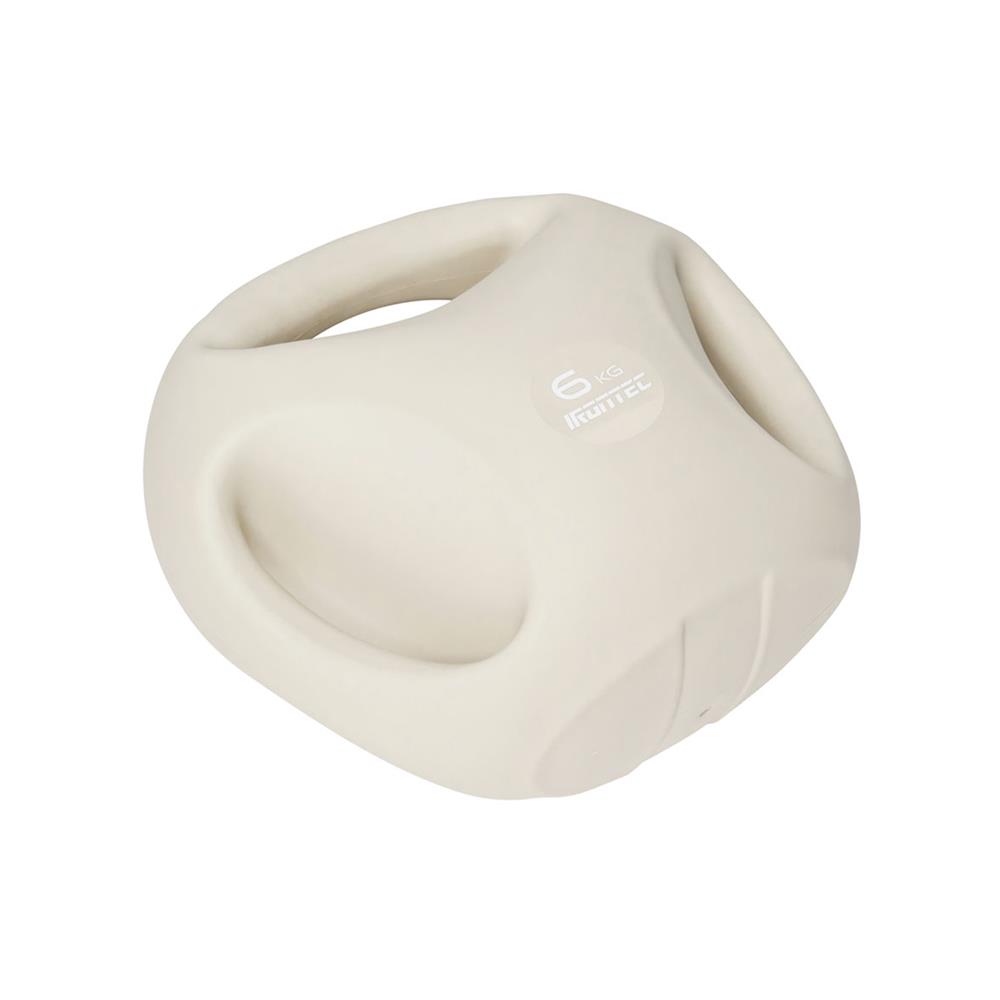 เคตเทิลเบลแบบนุ่ม IRONTEC 3-HAND 6 กก. สีครีม