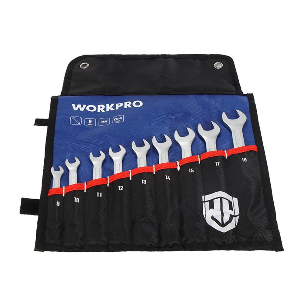 ชุดประแจแหวนข้างปากตาย WORKPRO WP202502 (ชุด 9 ชิ้น)