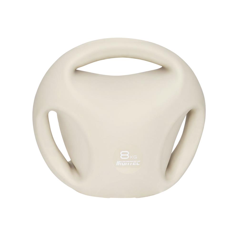 เคตเทิลเบลแบบนุ่ม IRONTEC 3-HAND 8 กก. สีครีม