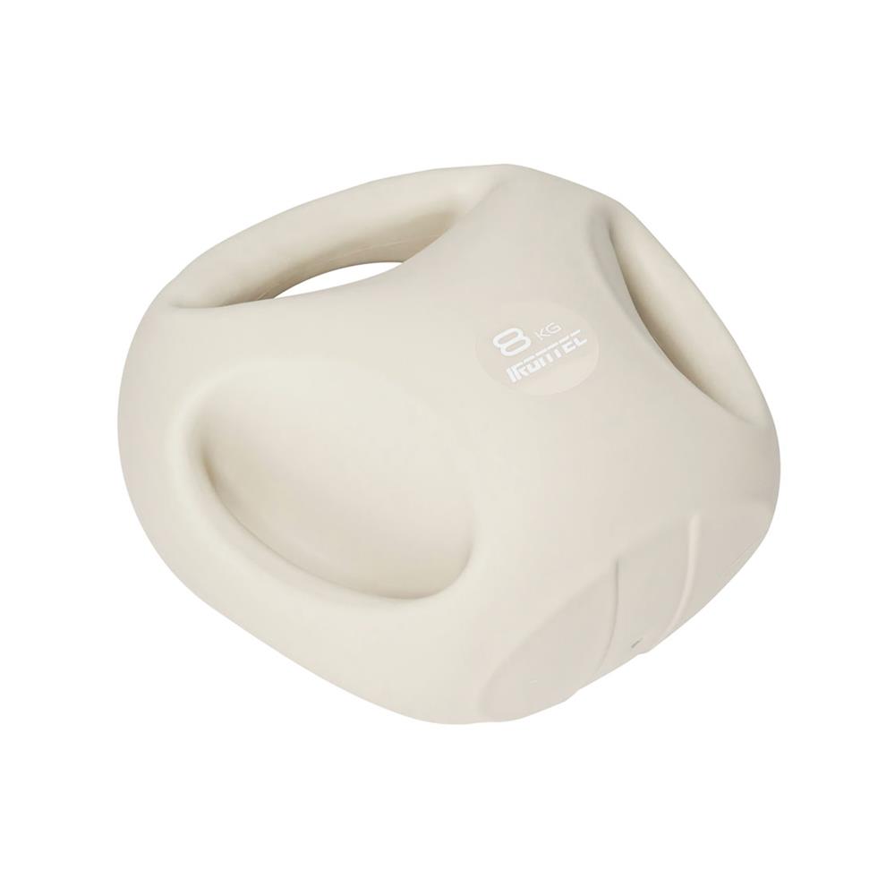 เคตเทิลเบลแบบนุ่ม IRONTEC 3-HAND 8 กก. สีครีม