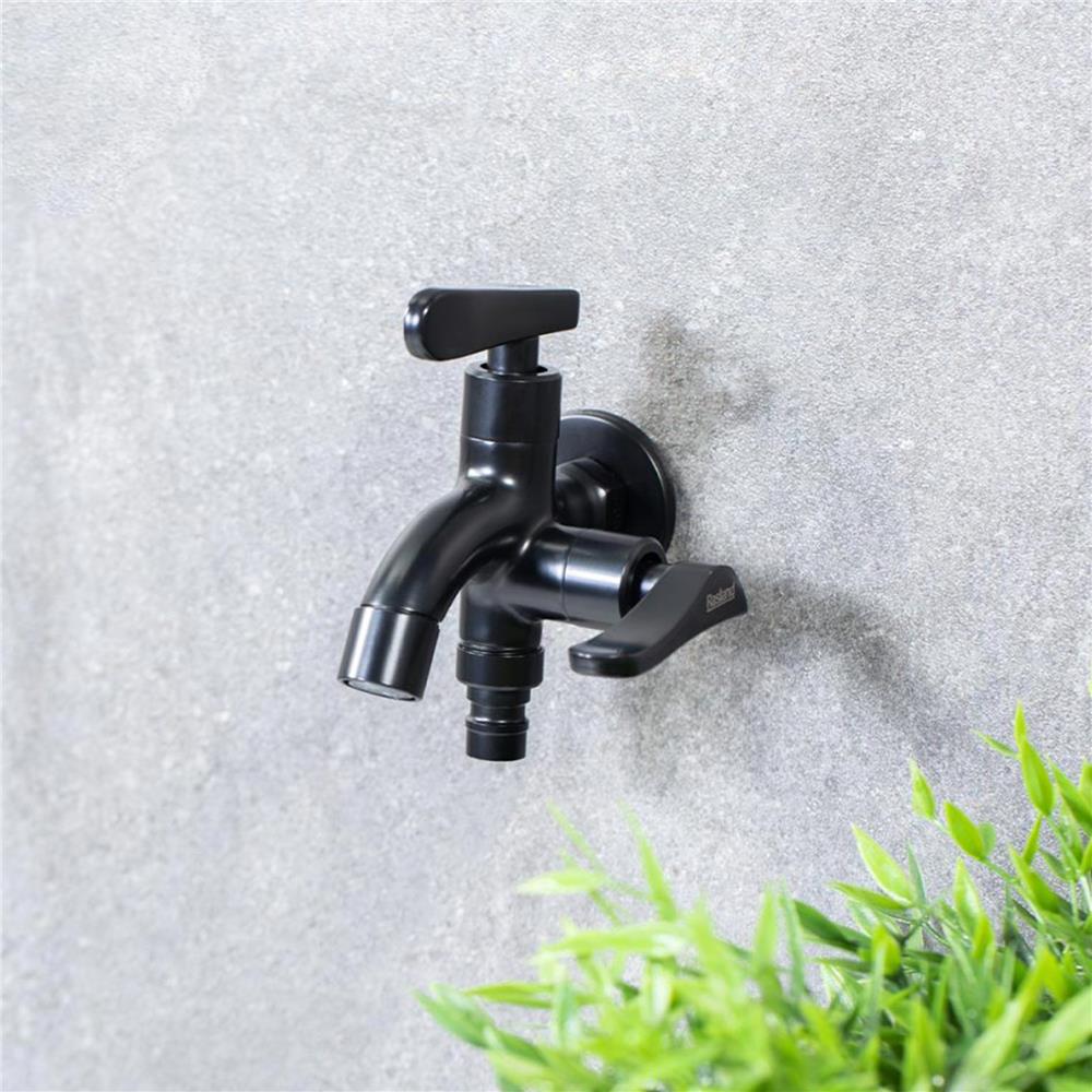 ก๊อกล้างพื้น RASLAND RA A126-A8899-BK สีดำ