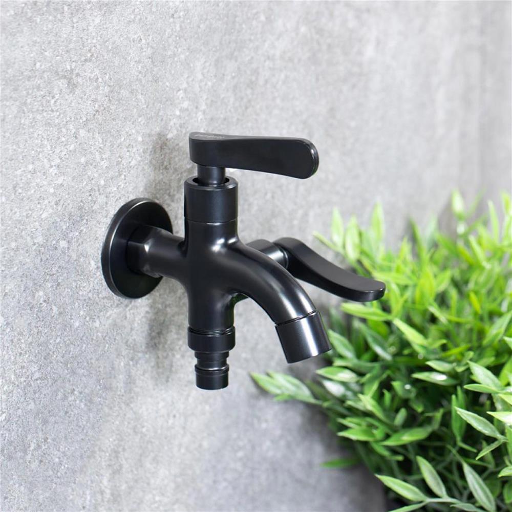 ก๊อกล้างพื้น RASLAND RA A126-A8899-BK สีดำ