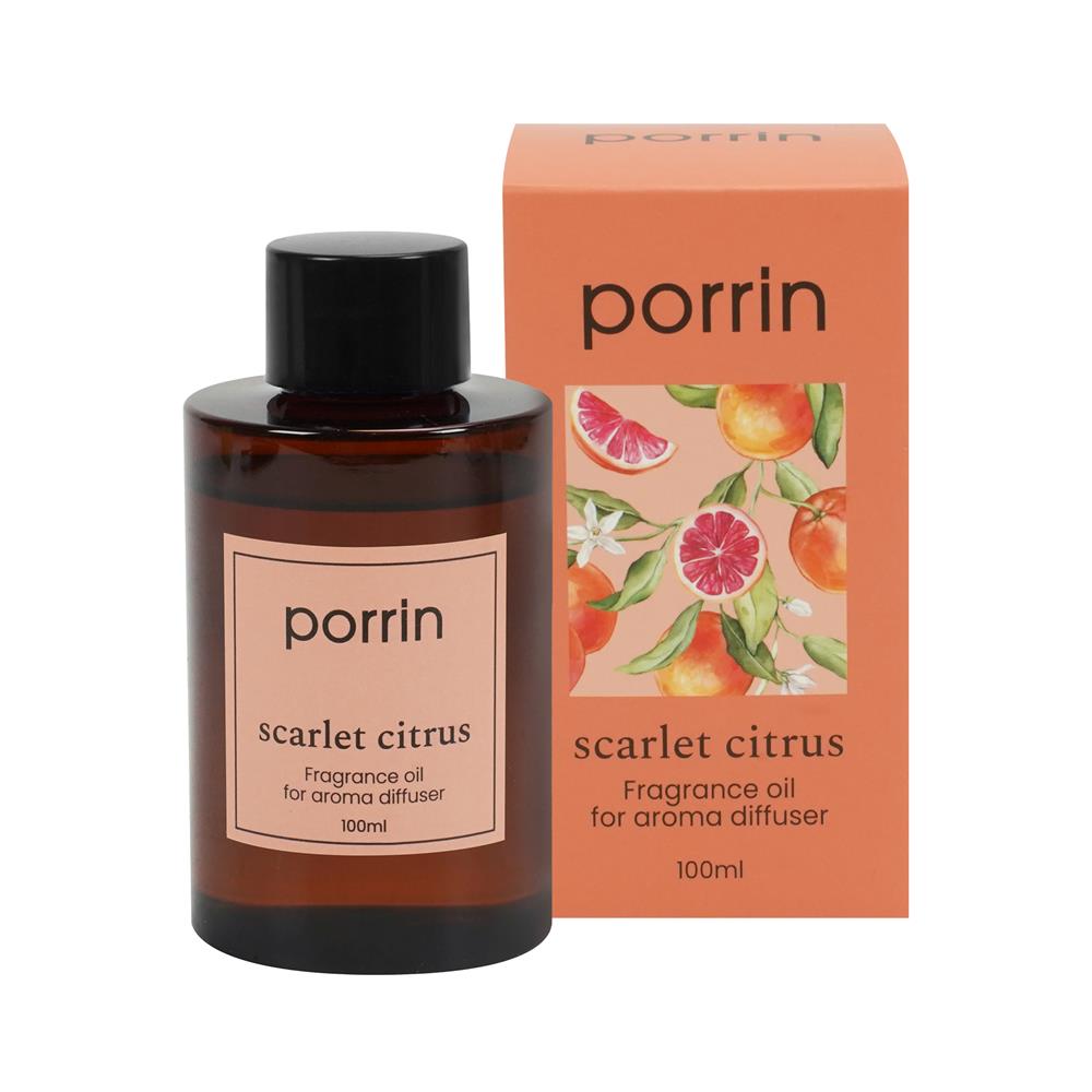 น้ำมันหอมระเหย PORRIN 100 มล. SCARLET CITRUS