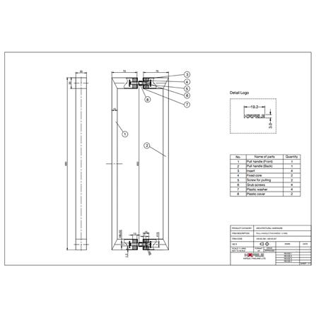 มือจับดึงประตู HAFELE 499.68.067 19 นิ้ว สีดำ_4