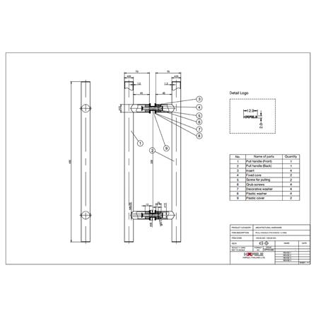 มือจับดึงประตู HAFELE 499.68.063 18 นิ้ว สีดำ_4