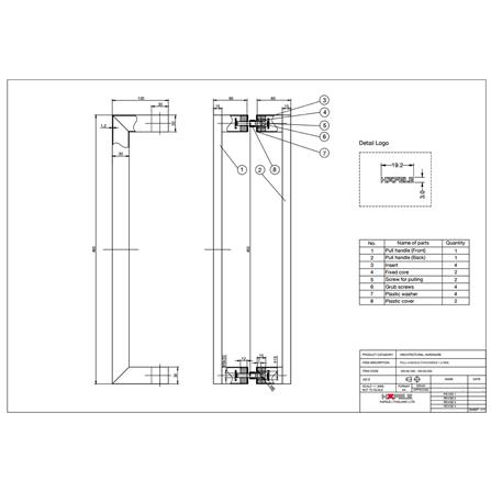 มือจับดึงประตู HAFELE 499.68.069 19 นิ้ว สีดำ_4
