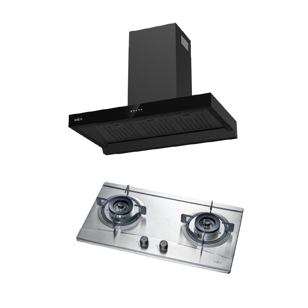 เตาฝัง+ค.ดูดควัน MEX MX472M+K632BFB90