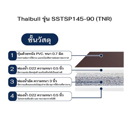 เตียงพับพร้อม TOPPER THAIBULL SSTSP145-90(TNR) สีดำ_8