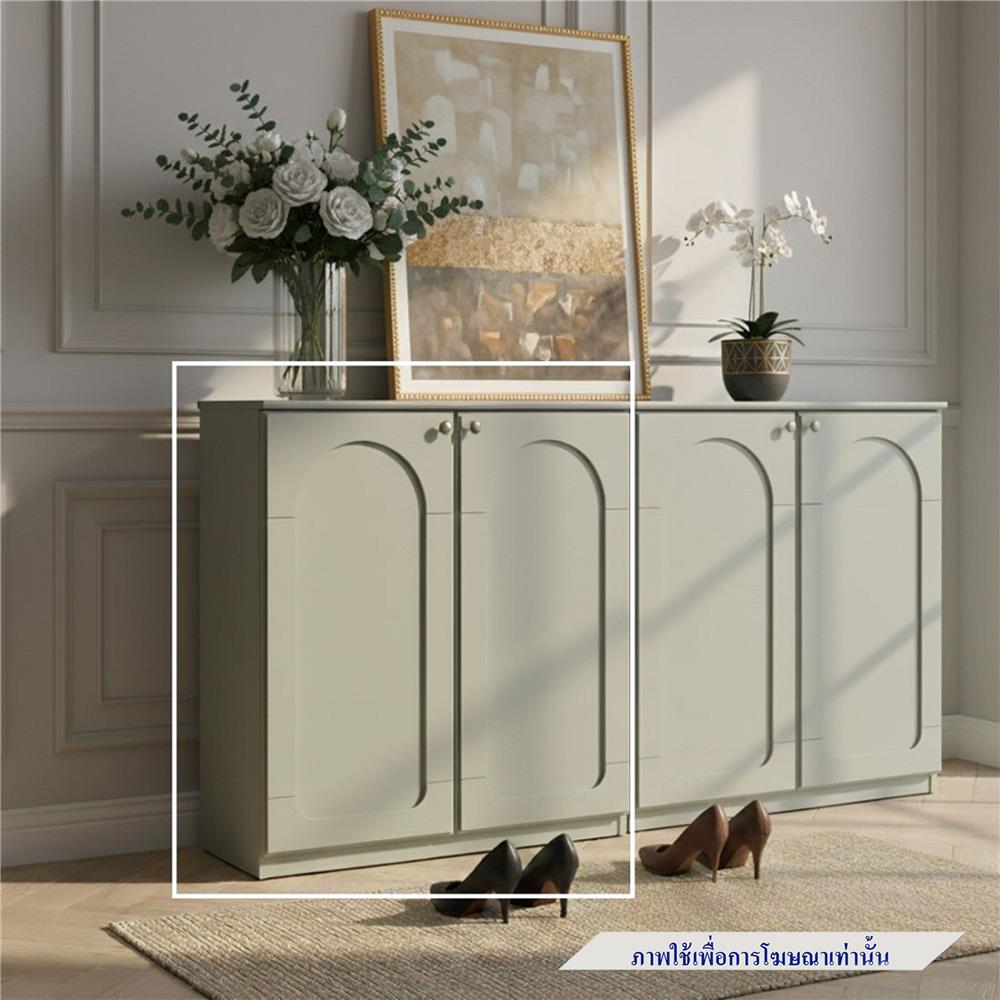 ตู้เตี้ยบานเปิด SB FURNITURE CLIA 19249163 80 ซม. สีพิวเตอร์ เกรย์