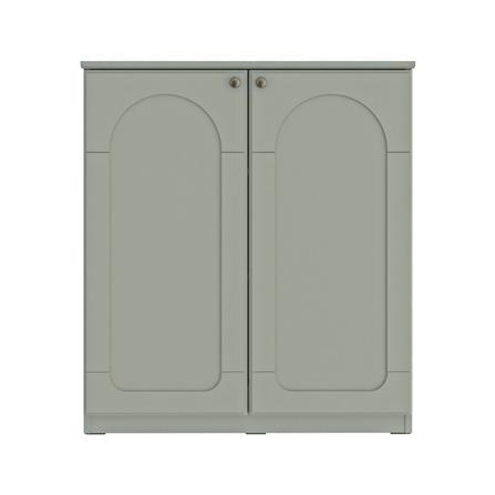 ตู้เตี้ยบานเปิด SB FURNITURE CLIA 19249163 80 ซม. สีพิวเตอร์ เกรย์_1