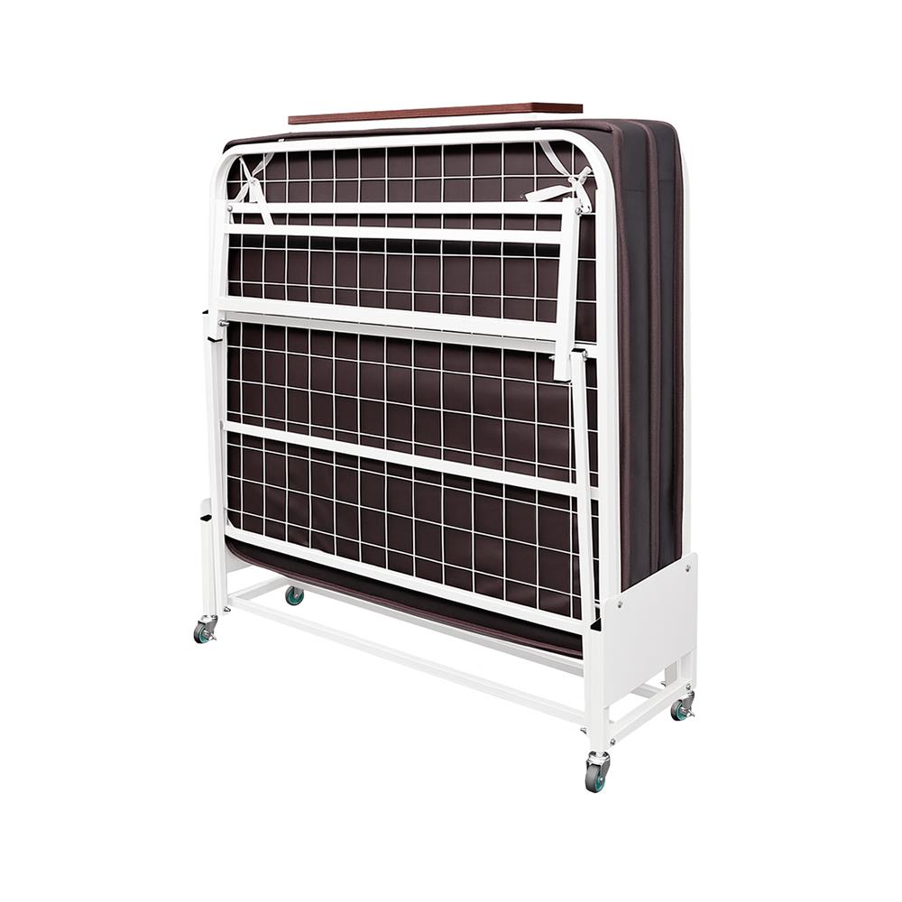 เตียงพับพร้อม TOPPER THAIBULL SSTSP145-90(TNR) สีขาว