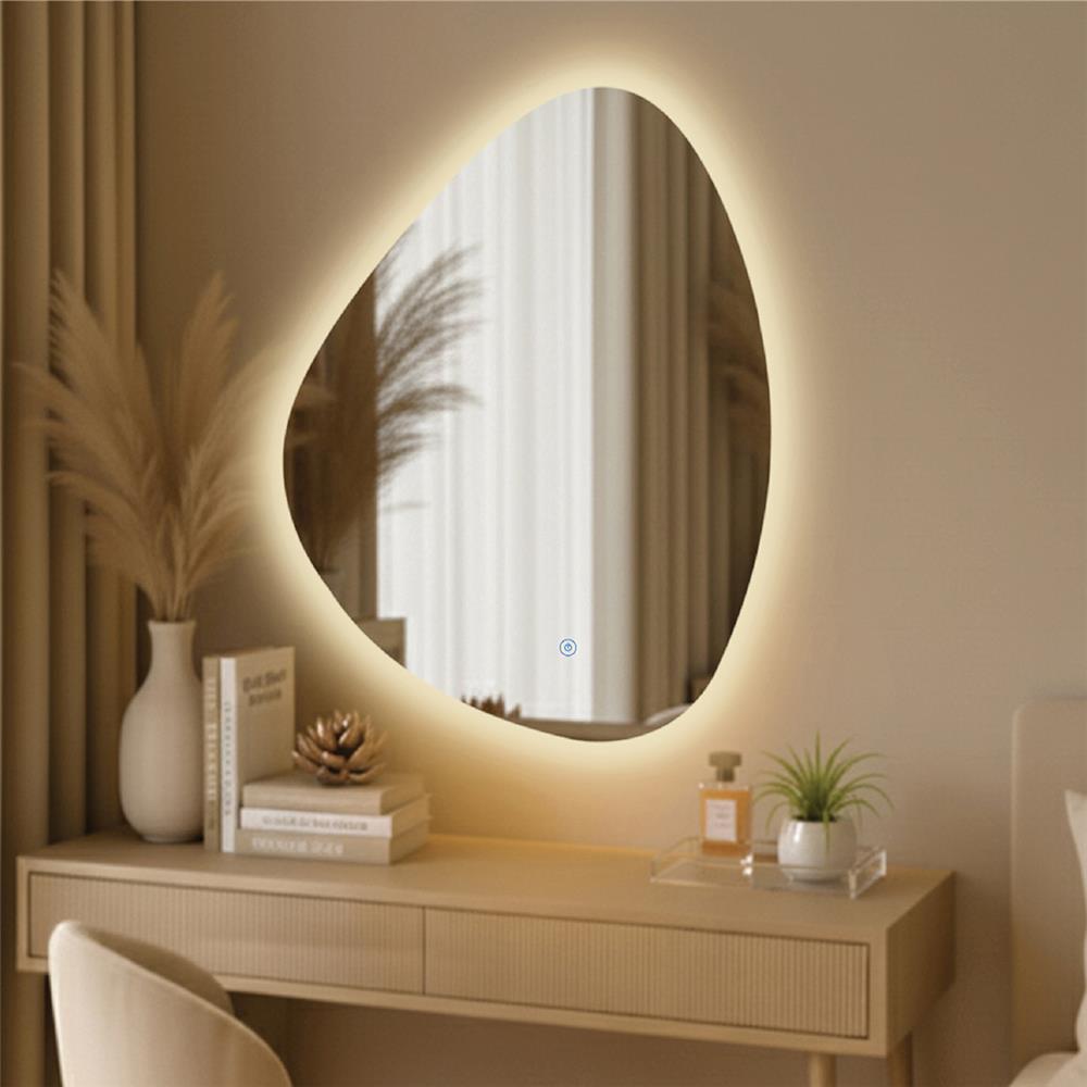 กระจกเงาตกแต่ง LED WSP MLD-10 60x80 ซม.