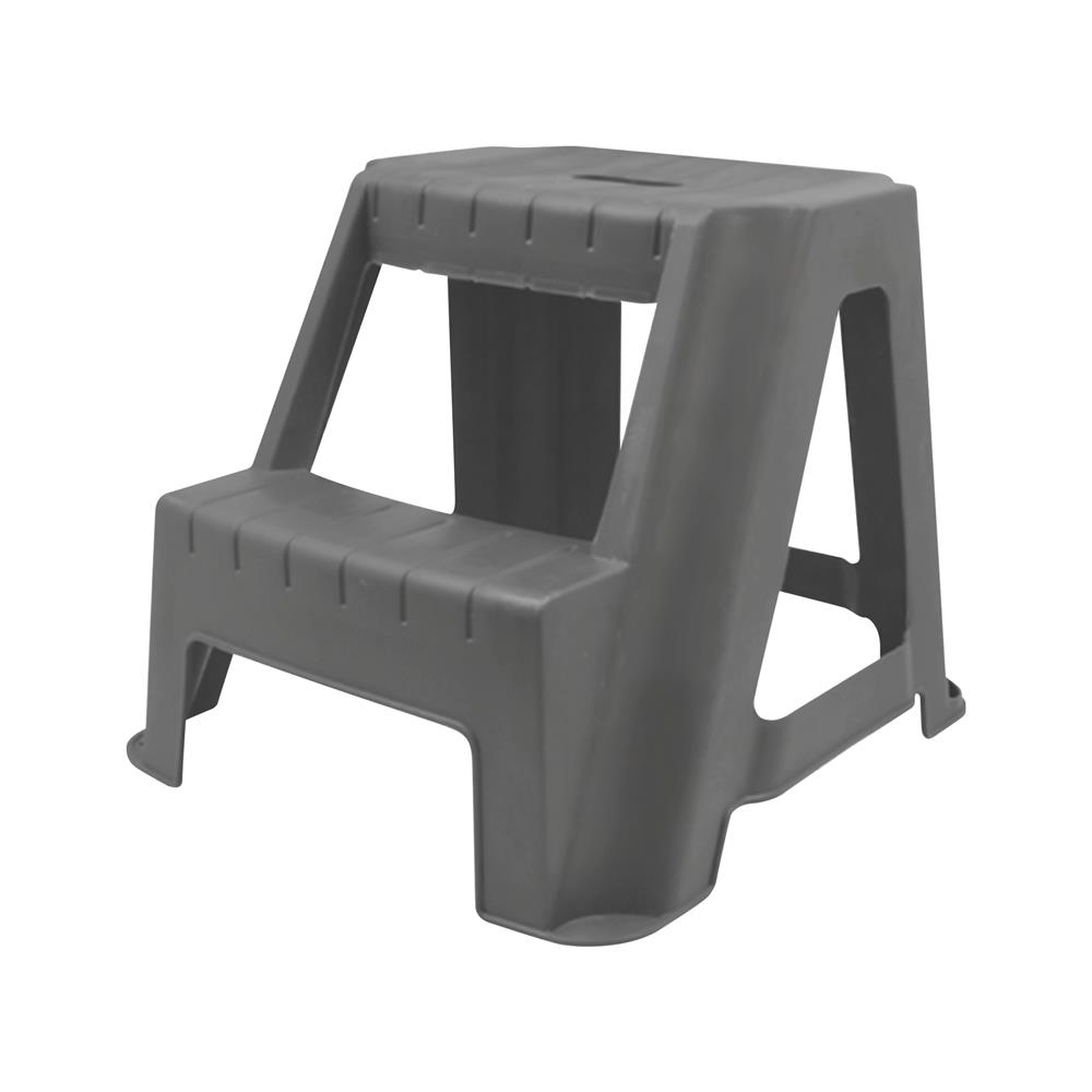 บันได STEP 2 ขั้น MATALL CIRCULAR สีเทา