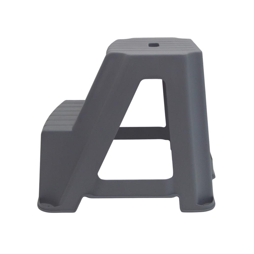 บันได STEP 2 ขั้น MATALL CIRCULAR สีเทา