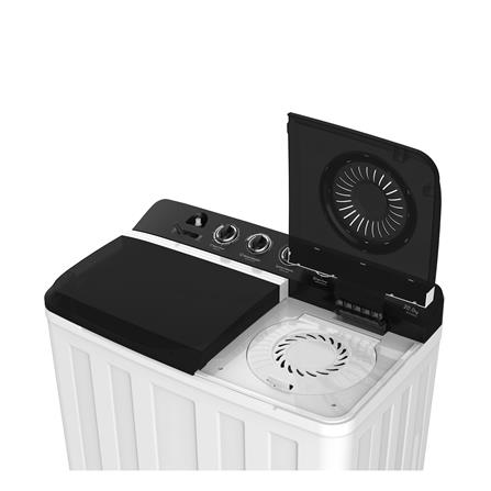 เครื่องซักผ้า 2 ถัง HISENSE WS200D10 20 กก. สีขาว-ดำ_3