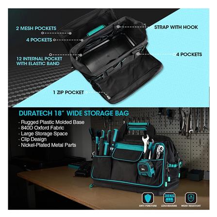 กระเป๋าเครื่องมือกันน้ำ DURATECH DT601001 18 นิ้ว_4