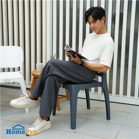 เก้าอี้พลาสติก SPRING SOVA สี CHARCOAL_4