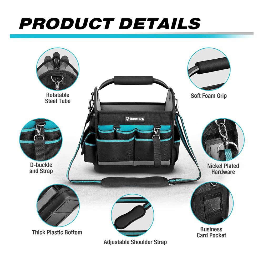 กระเป๋าเครื่องมือแบบหิ้ว DURATECH DT601013 12 นิ้ว