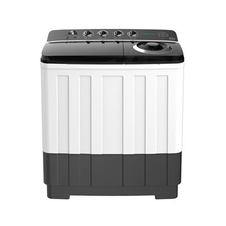 เครื่องซักผ้า 2 ถัง HISENSE WSRB1813UB 18 กก. สีขาว-ดำ_0