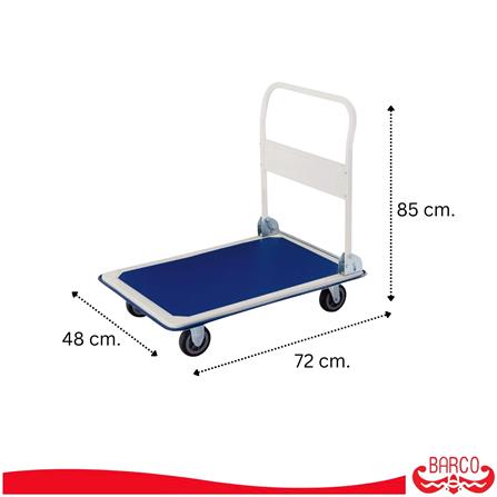 รถเข็นอเนกประสงค์ 4 ล้อ BARCO FOCA-005-WHT 150 กก._3